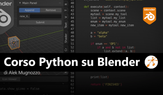 Corso Python in Blender