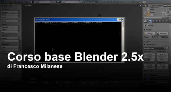 Corso Base  – Blender 2.5x