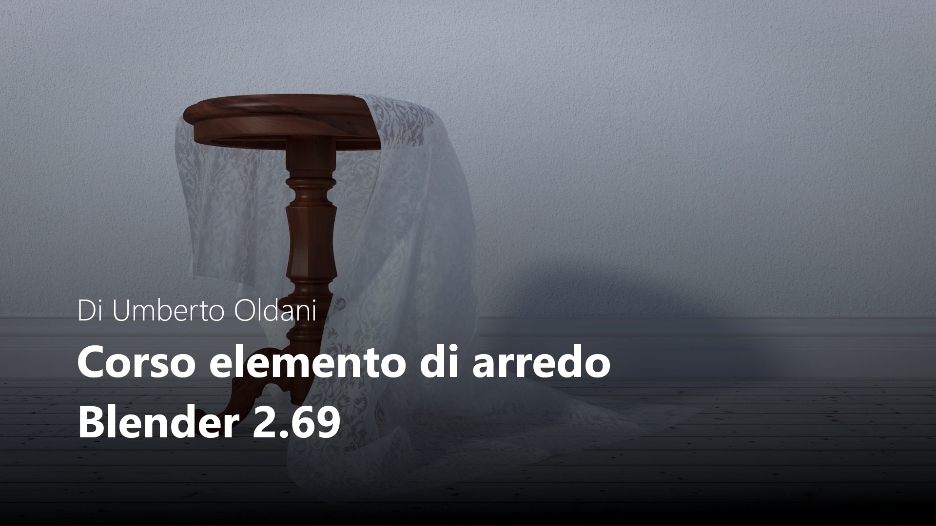 Corso elemento di arredo – Blender 2.6x