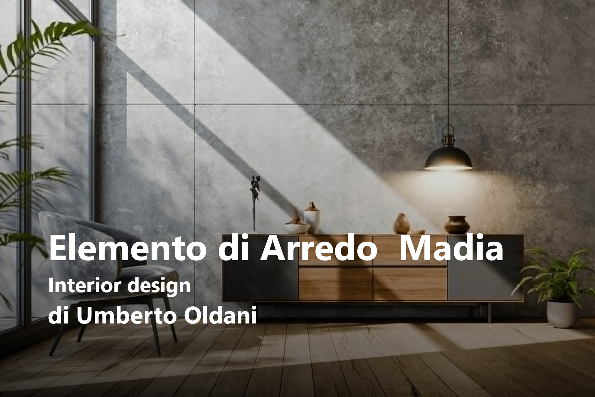 Interior Design – creazione di una madia + ambiente